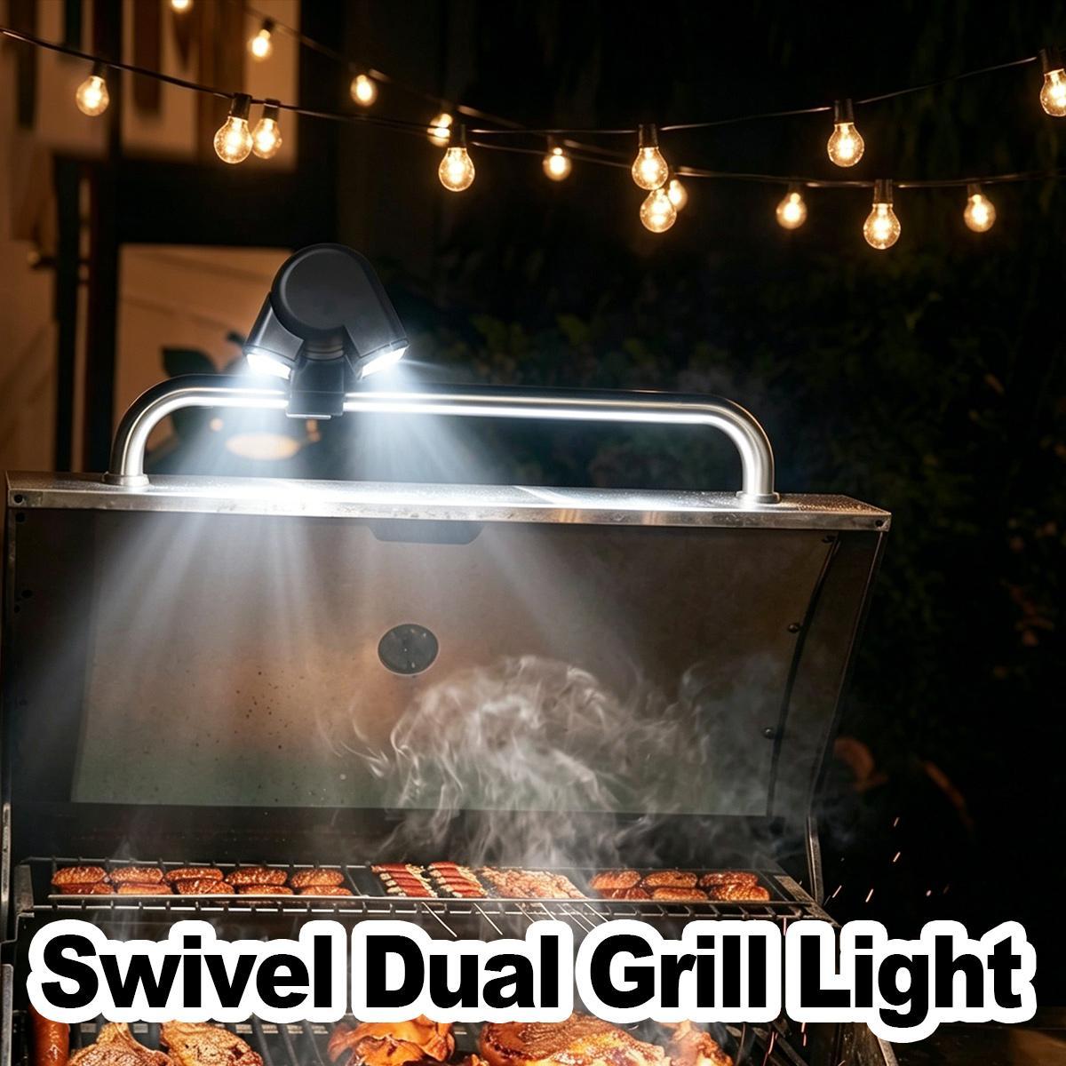 Outdoor Power Grill - LED 듀얼 헤드 그릴 라이트 배터리