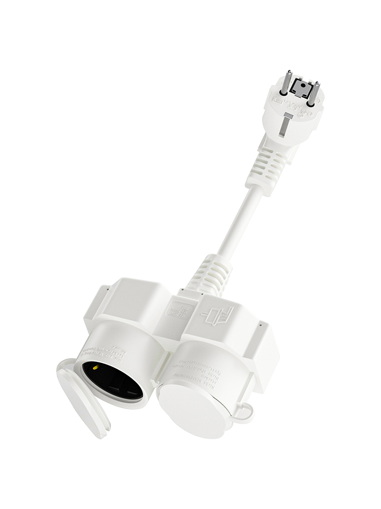 Outdoor Power Vac - EU 연장 케이블(슈코 소켓 2개 포함),