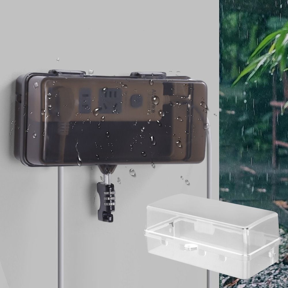 Outdoor Power Strip - 내구성 있는 플라스틱 플러그 박스 도난