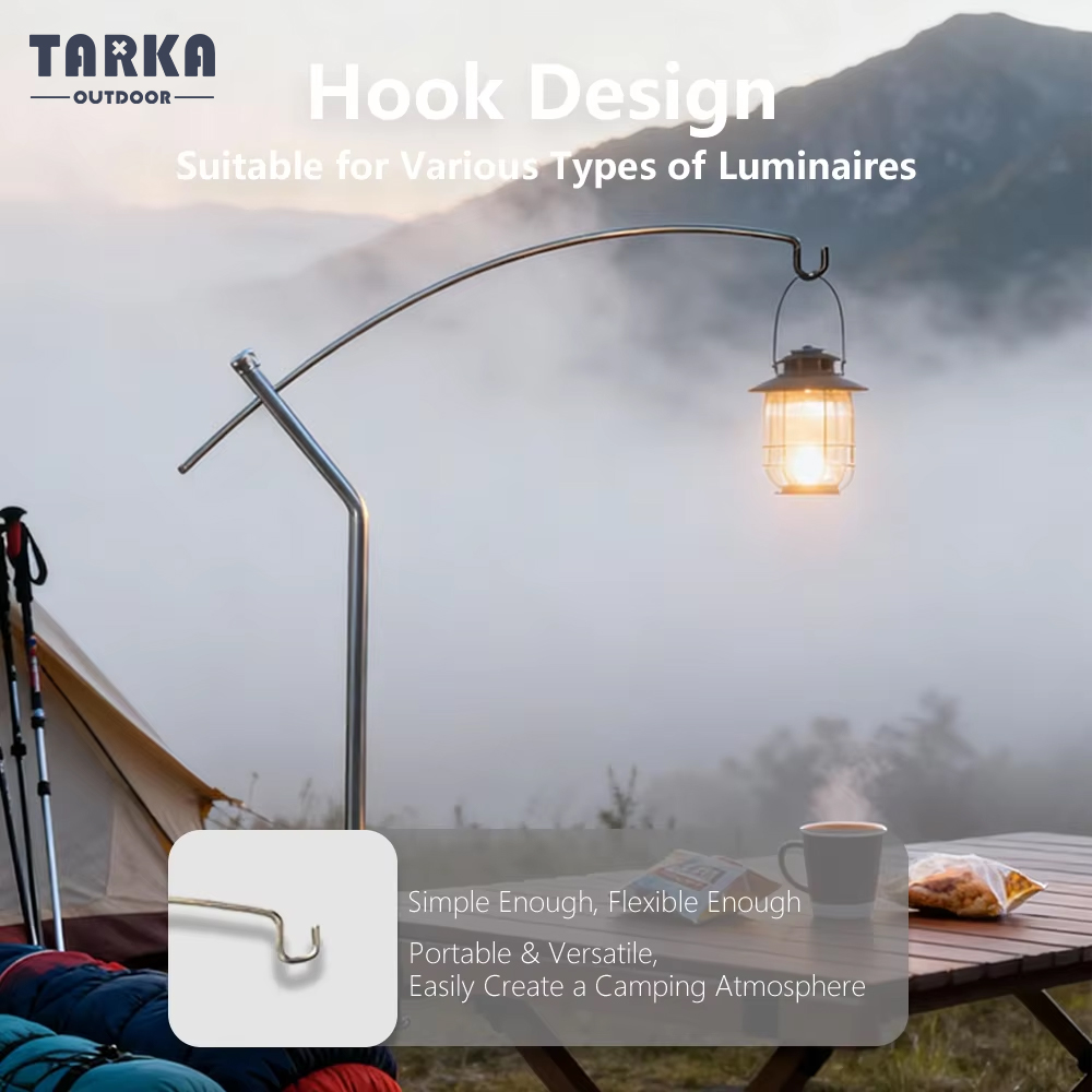 Outdoor Power Point - TARKA 분리형 랜턴 스탠드 조절 가능한