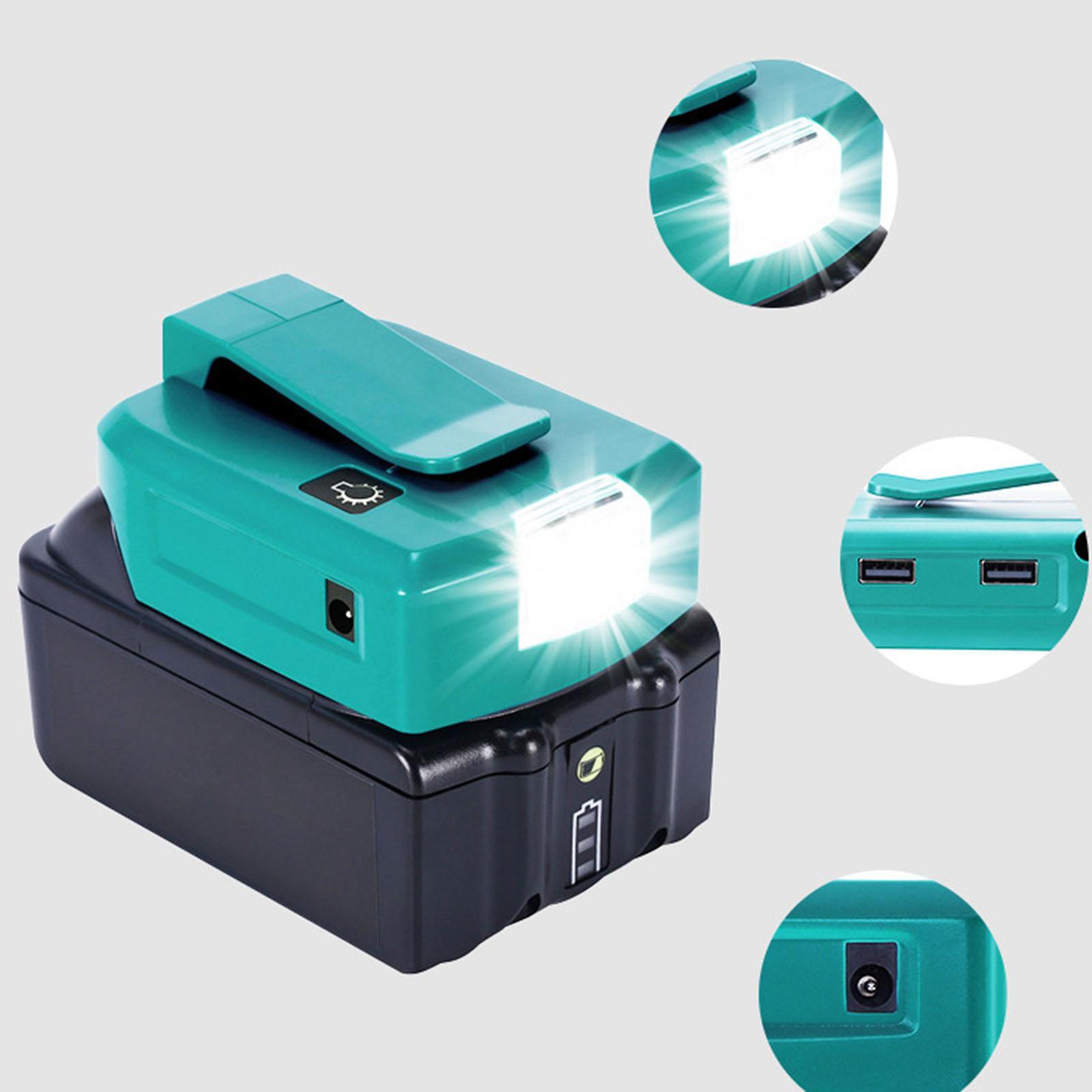 Outdoor Power Double Adapter - 14-18V용 이중 USB 포트가 있는 USB
