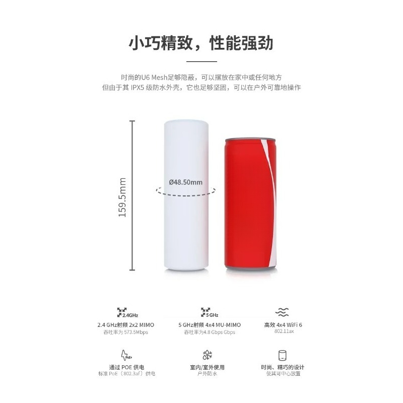 Outdoor Power Point - 유니파이 U6 메쉬 와이파이 6 듀얼