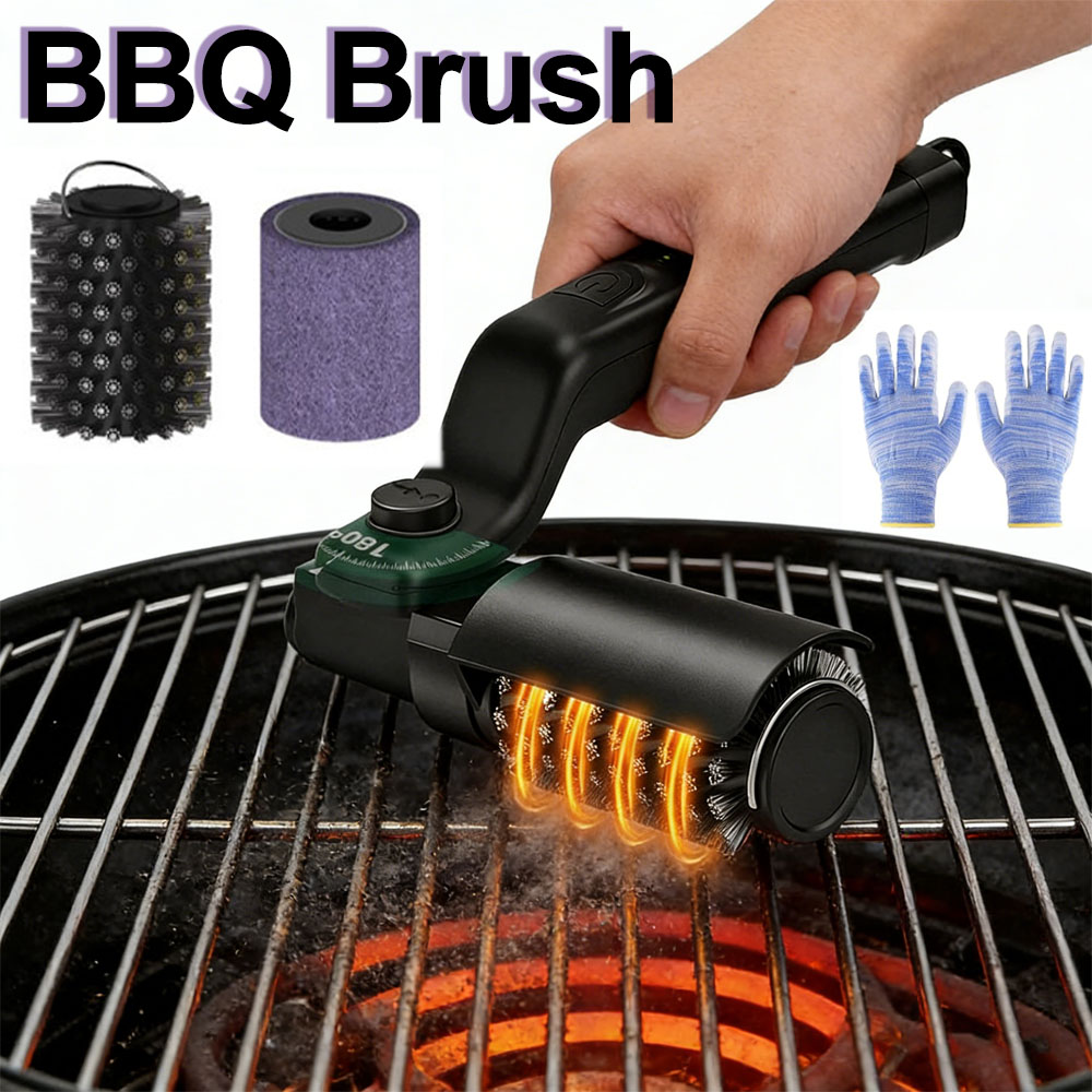 Outdoor Power Grill - 전기 그릴 브러시 충전식 3단계 강력한