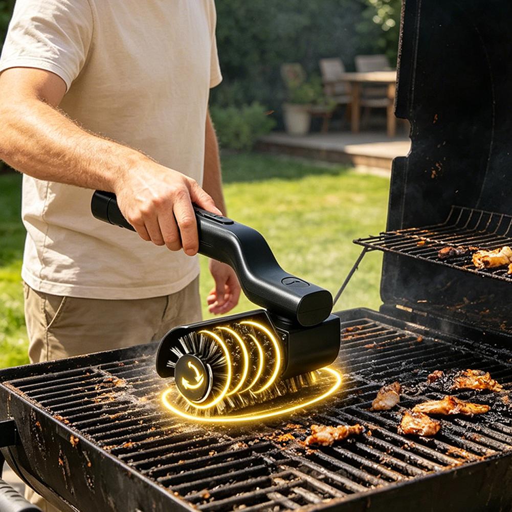 전기 바베큐 그릴 청소 브러시 무선 충전식 회전 브러시 - Outdoor Power Grill 리뷰 및 가격
