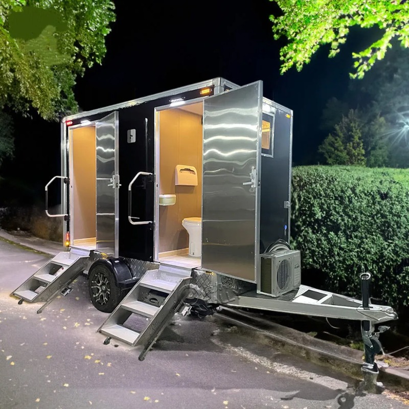 공장 직판 1인용 화장실 트레일러 태양광 무취 편의시설 - Outdoor Power For Wedding 리뷰 및 가격