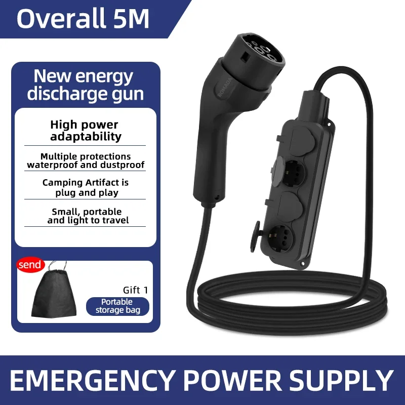 휴대용 16A 4KW 전기차 EV 충전기 V2L 케이블 - Outdoor Power Vac 리뷰 및 가격