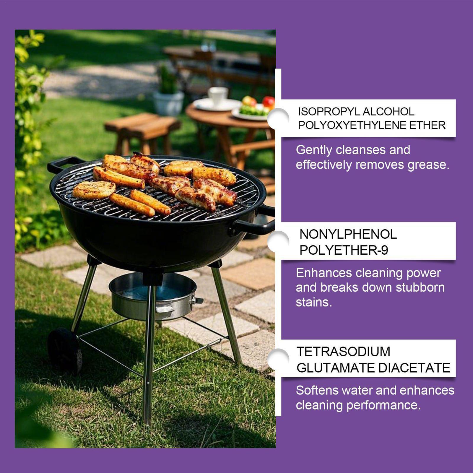 바베큐 그릴 및 팬 클리너 강력한 세척액, 고착된 기름 - Outdoor Power Grill 리뷰 및 가격
