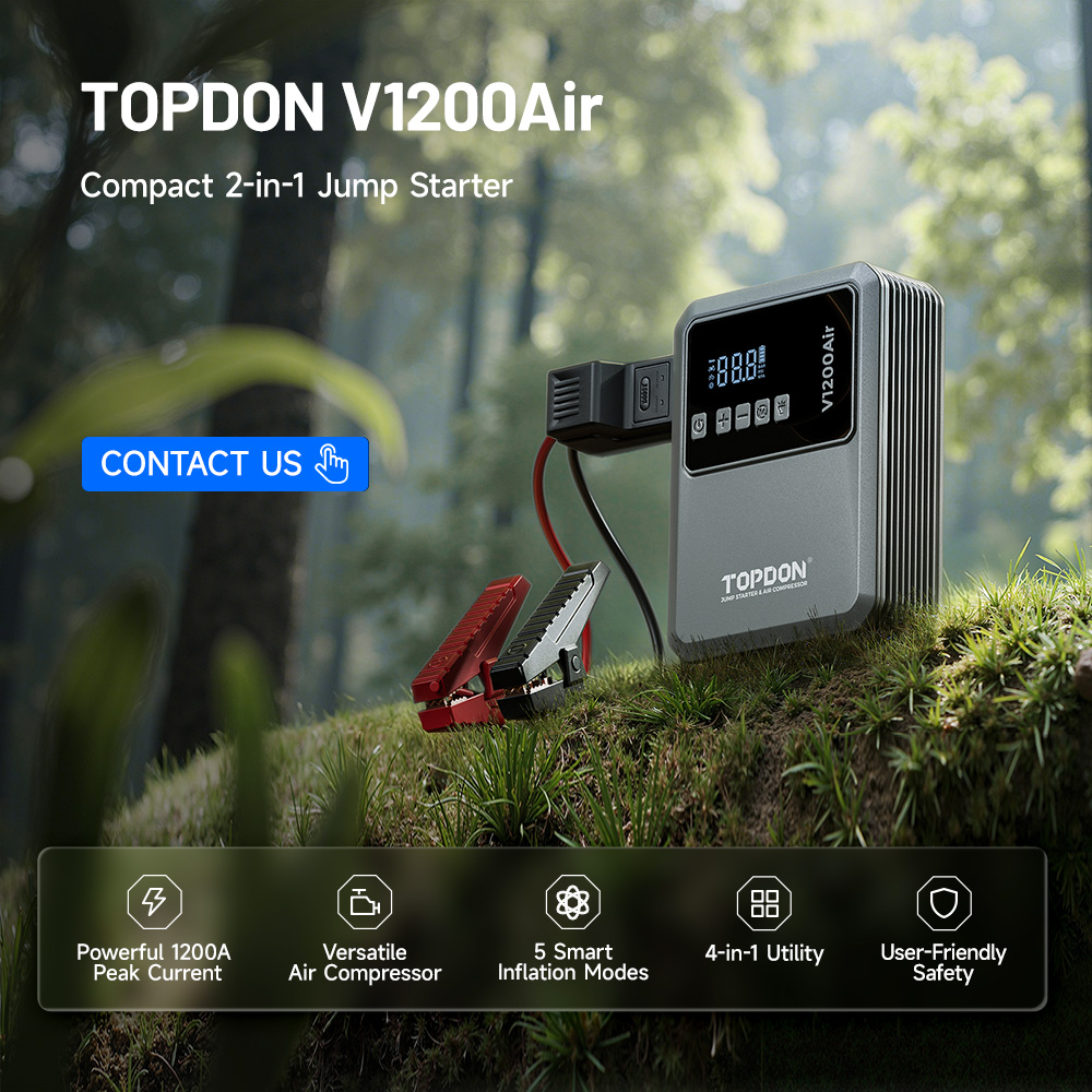 탑돈 V1200 에어 12V 점프 스타터 배터리, 다용 - Air Compressor Portable 리뷰 및 가격