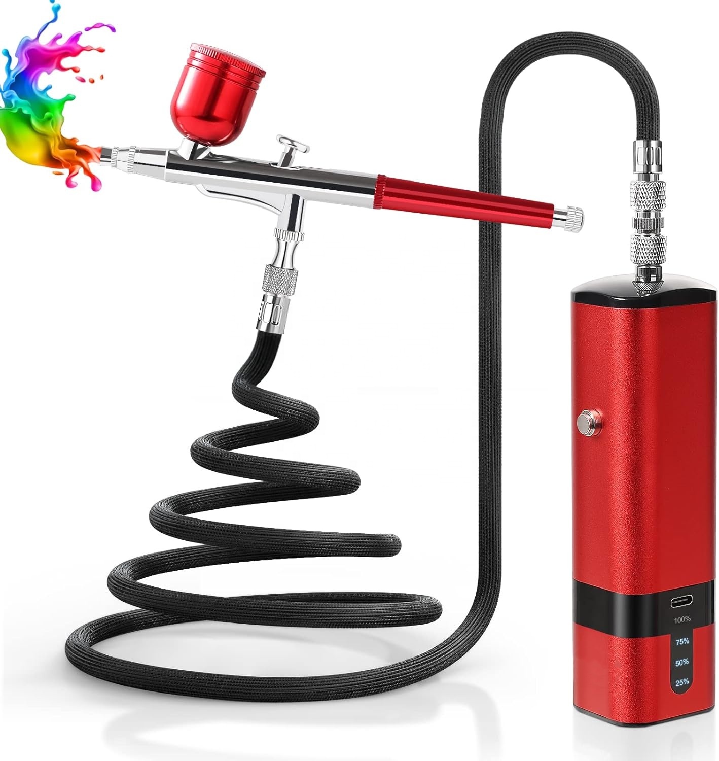 컴프레서가 포함된 에어브러시 키트, 32PSI 휴대용  - Air Compressor Portable 리뷰 및 가격