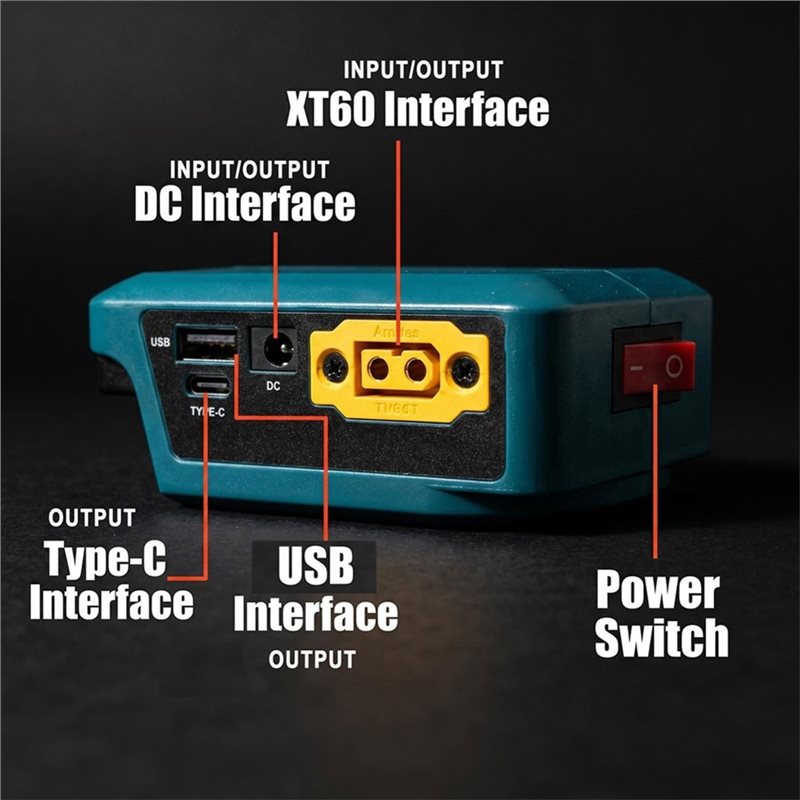 AT82-야외용 자동차 비상 전원 공급 장치 18V 리 - Outdoor Power Double Adapter 리뷰 및 가격