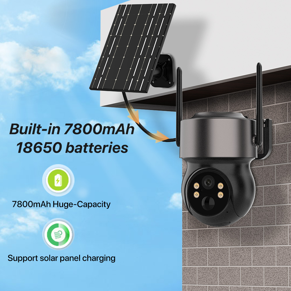 4MP 4G SIM 태양광 배터리로 구동되는 태양광 패 - Outdoor Power Distribution Panel 리뷰 및 가격