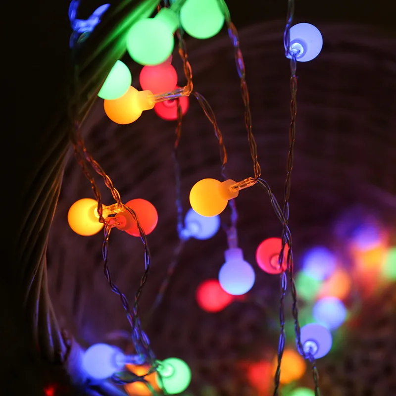 10M USB/배터리 전원 공 LED 문자열 조명 갈  - Outdoor Power For Wedding 리뷰 및 가격