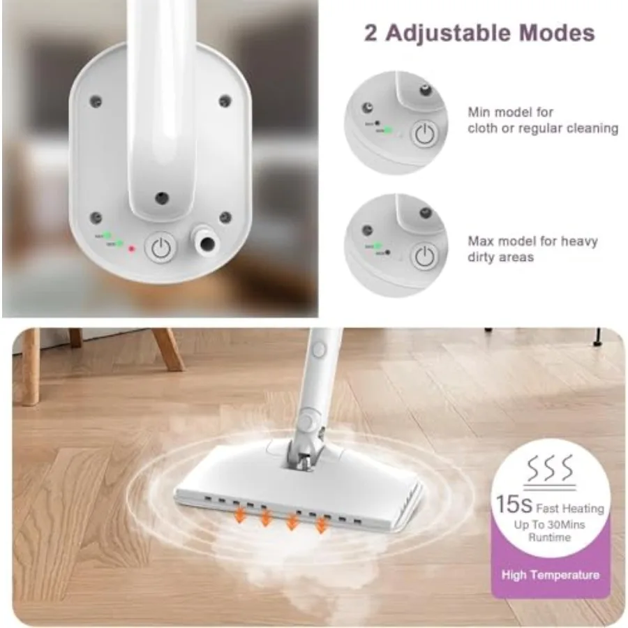 ApexTP7-in-1 스팀 청소기 1200W 회전식  - Outdoor Power Mop 리뷰 및 가격