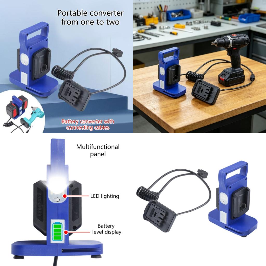 고품질을 위한 통합 작업등이 있는 배전 장치 어댑터 변 - Outdoor Power Double Adapter 리뷰 및 가격