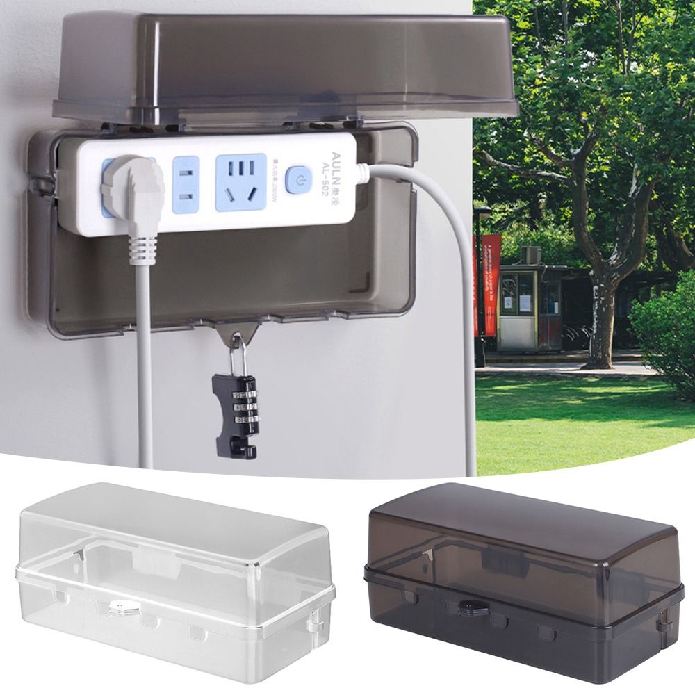 내구성 있는 플라스틱 플러그 박스 도난 방지 방수 연장 - Outdoor Power Strip 리뷰 및 가격
