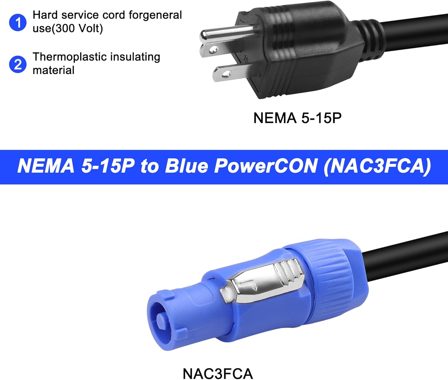 3구 NEMA 5-15P - PowerCON 1.5mm - Outdoor Power Vac 리뷰 및 가격