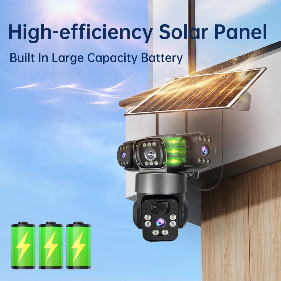 15MP V380 Pro 태양광 카메라 실외 3렌즈 3 - Outdoor Power Distribution Panel 리뷰 및 가격