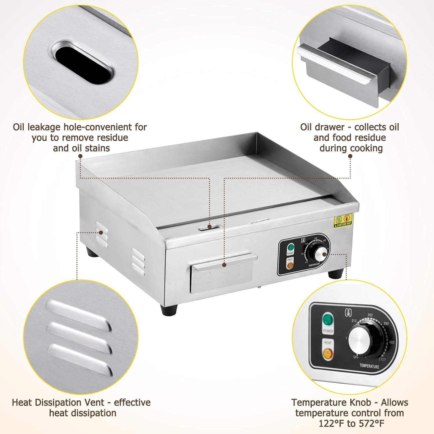 30인치 전기 그릴, 야외 요리용 논스틱 그릴 플레이트 - Outdoor Power Grill 리뷰 및 가격