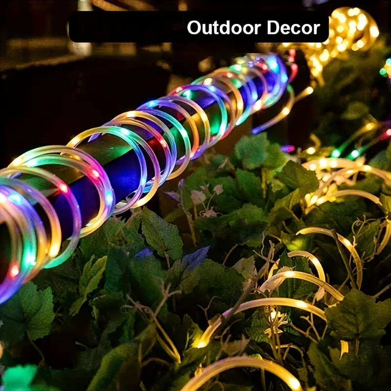 태양광 LED 튜브, 야외 장식용 멀티 컬러 로프 조명 - Outdoor Power For Wedding 리뷰 및 가격