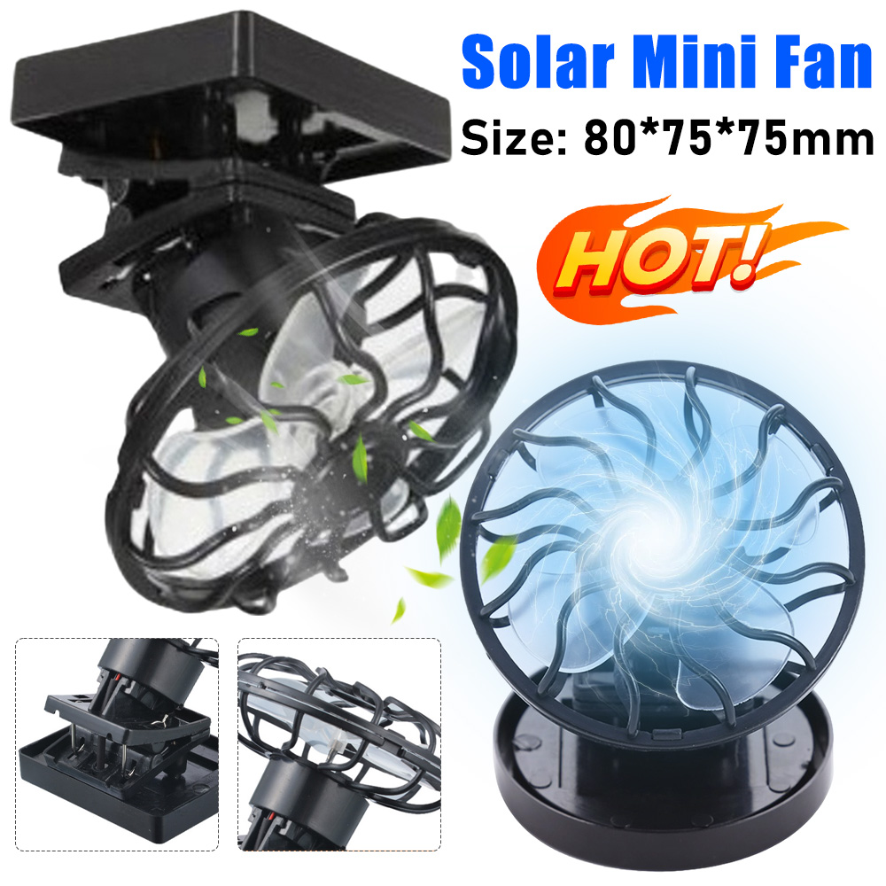 태양광 미니 클립 팬, 책상용 클립형 휴대용 미니 개인 - Outdoor Power Timer 리뷰 및 가격