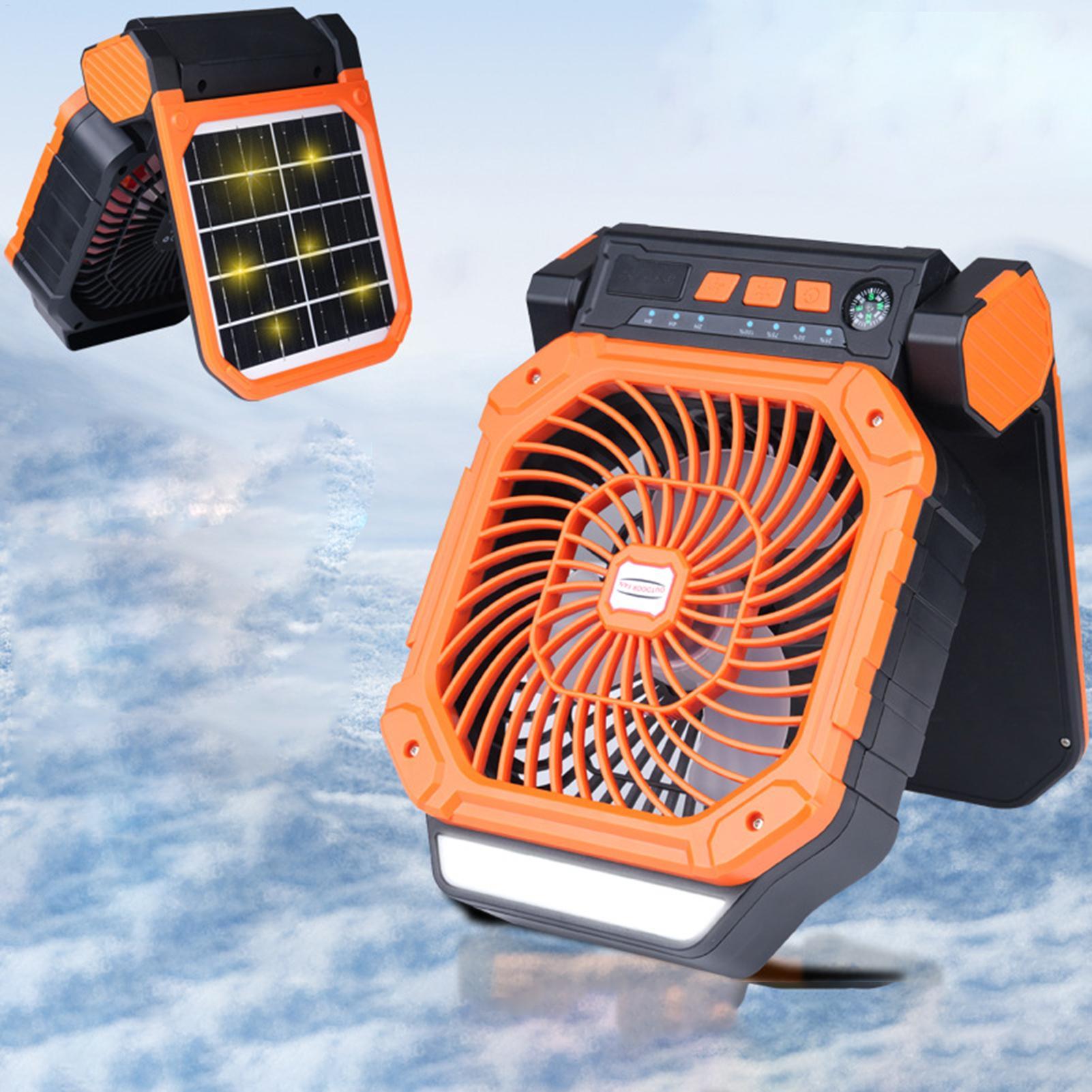 태양열 야외용 선풍기 USB 충전 캠핑용 선풍기 90도 - Outdoor Power Timer 리뷰 및 가격