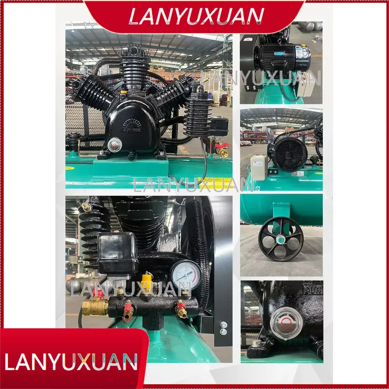 2기통 휴대용 피스톤 공기 압축기, 8바 산업용 기계용 - Air Compressor Portable 리뷰 및 가격